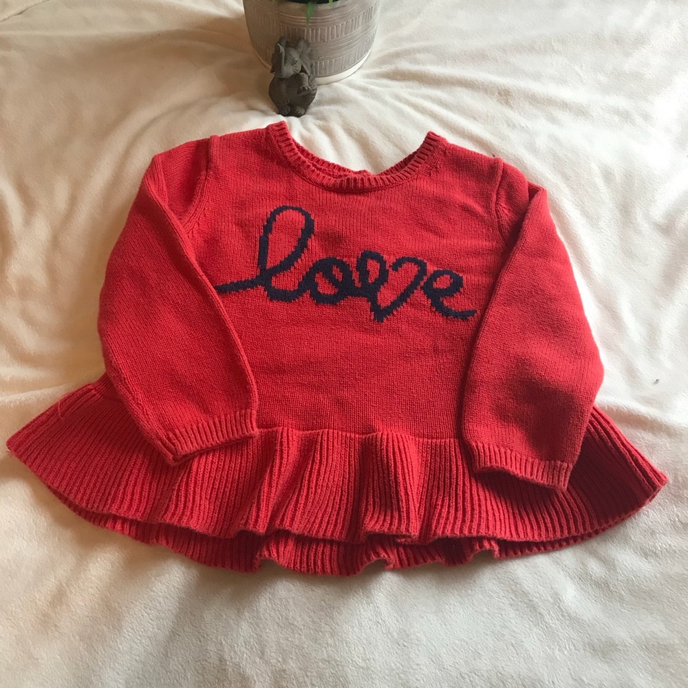Baby Gap—Love flared sweater